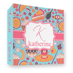 Dessert & Coffee 3 Ring Binder - Full Wrap - 3" (Personalized)