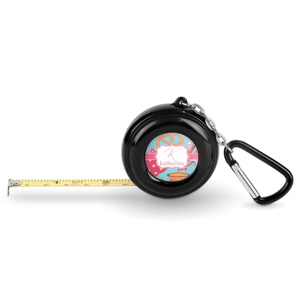Custom Dessert & Coffee Pocket Tape Measure - 6 Ft w/ Carabiner Clip (Personalized)