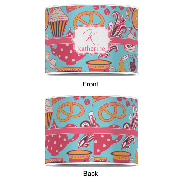 Dessert & Coffee 8" Drum Lampshade - APPROVAL (Poly Film)