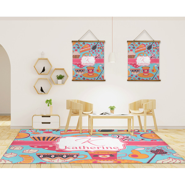 Dessert & Coffee 8'x10' Indoor Area Rugs - IN CONTEXT