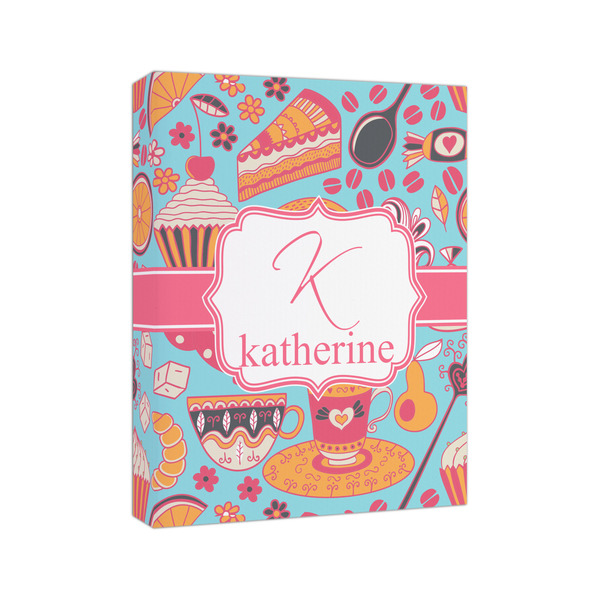 Dessert & Coffee 8x10 - Canvas Print - Angled View