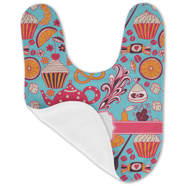 Dessert & Coffee Baby Bib - AFT folded
