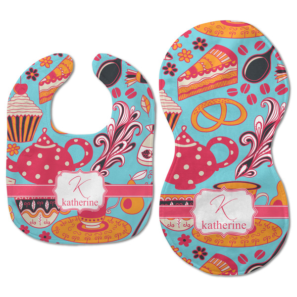 Dessert & Coffee Baby Bib & Burp Set - Approval (new bib & burp)