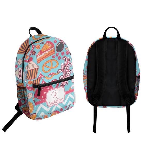 Dessert & Coffee Backpack front and back - Apvl