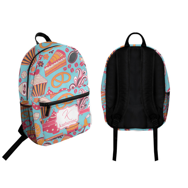 Dessert & Coffee Backpack front and back - Apvl