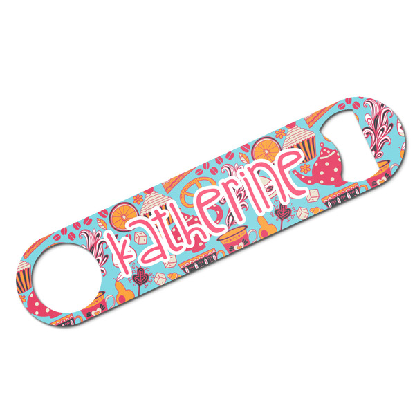 Custom Dessert & Coffee Bar Bottle Opener w/ Name and Initial