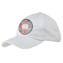 Dessert & Coffee Baseball Cap - White (Personalized)