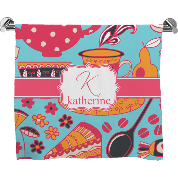 Custom Dessert & Coffee Bath Towel (Personalized)