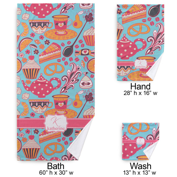Dessert & Coffee Bath Towel Sets - 3-piece - Approval