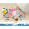 Dessert & Coffee Beach Towel Lifestyle