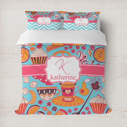 Dessert & Coffee Duvet Cover (Personalized)