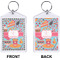 Dessert & Coffee Bling Keychain (Front + Back)