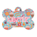 Dessert & Coffee Bone Shaped Dog ID Tag (Personalized)