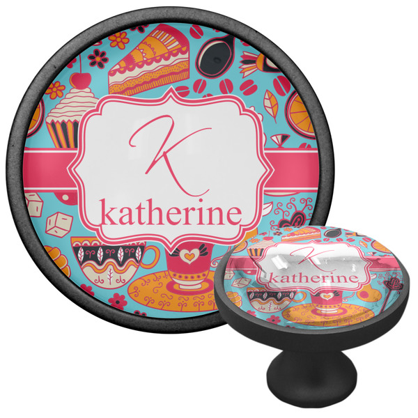 Dessert & Coffee Cabinet Knob - Black - Multi Angle