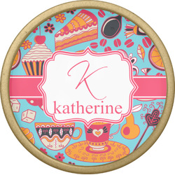 Dessert & Coffee Cabinet Knob - Gold (Personalized)