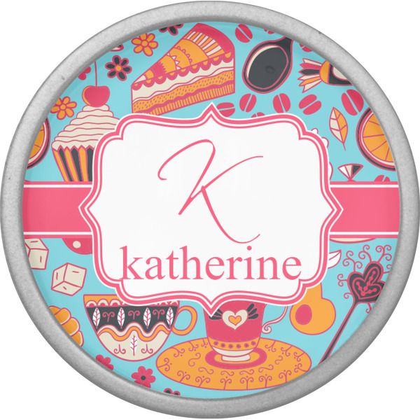 Dessert & Coffee Cabinet Knob - Nickel - Front