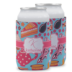 Dessert & Coffee Can Cooler (12 oz) w/ Name and Initial