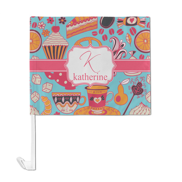 Dessert & Coffee Car Flag - Large - FRONT