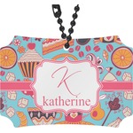 Dessert & Coffee Rear View Mirror Ornament (Personalized)
