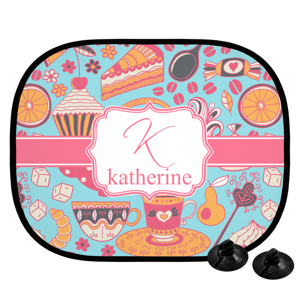 Custom Dessert & Coffee Car Side Window Sun Shade (Personalized)