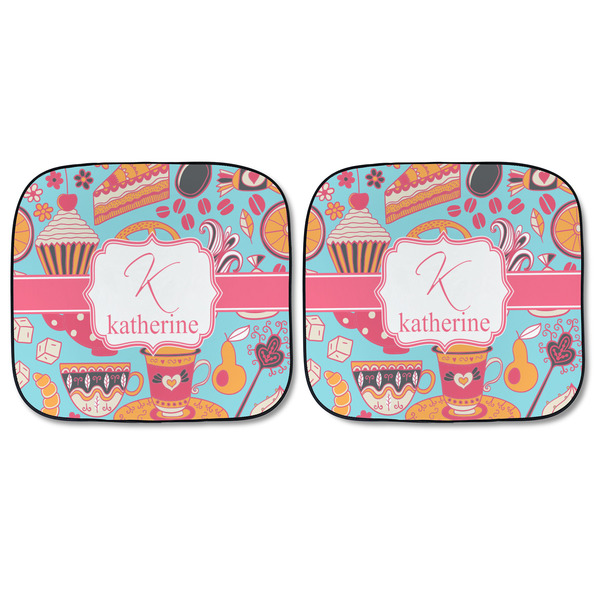 Dessert & Coffee Car Sun Shades - FRONT