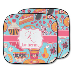 Dessert & Coffee Car Sun Shade - Two Piece (Personalized)