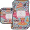 Dessert & Coffee Car Floor Mats Set - 2 Front & 2 Back (Personalized)