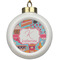 Dessert & Coffee Ceramic Ball Ornament (Personalized)