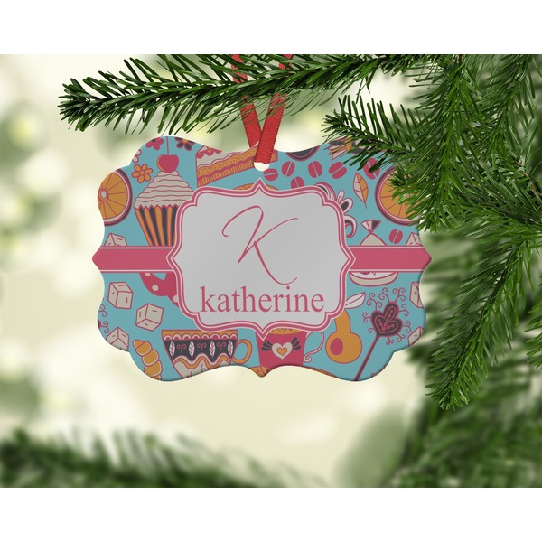 Dessert & Coffee Christmas Ornament (On Tree)