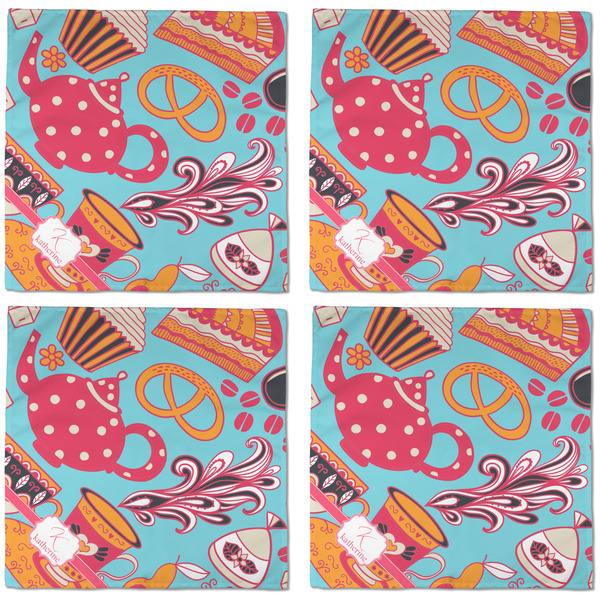 Dessert & Coffee Cloth Napkins - Personalized Dinner (APPROVAL) Set of 4