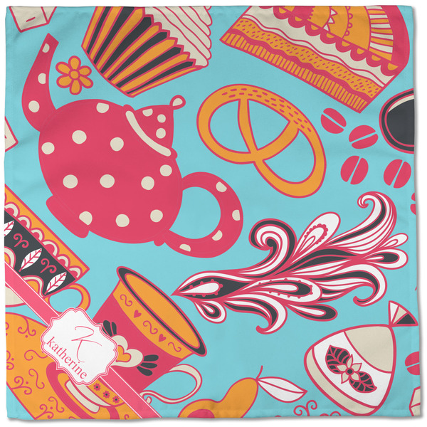 Dessert & Coffee Cloth Napkins - Personalized Dinner (Full Open)