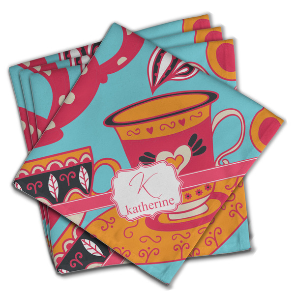 Custom Dessert & Coffee Cloth Napkins (Set of 4) (Personalized)