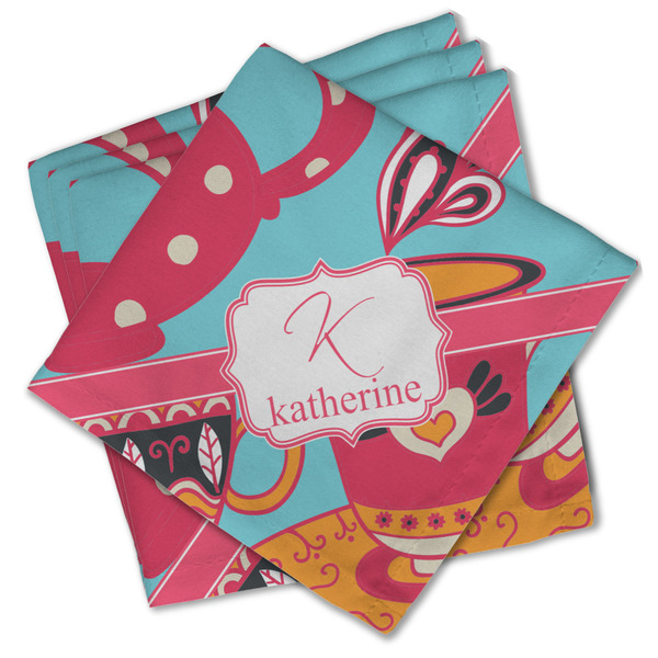 Dessert & Coffee Cloth Napkins - Personalized Lunch (PARENT MAIN Set of 4)