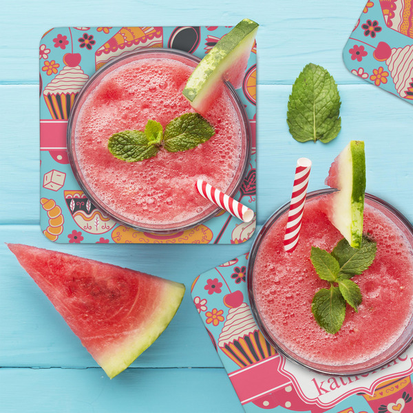 Dessert & Coffee Coaster Set - LIFESTYLE