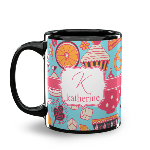 Dessert & Coffee Coffee Mug - 11 oz - Black