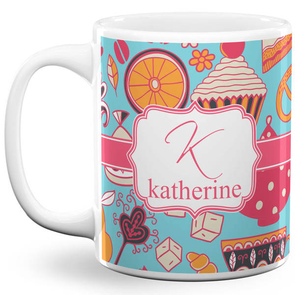 Custom Dessert & Coffee 11 Oz Coffee Mug - White (Personalized)