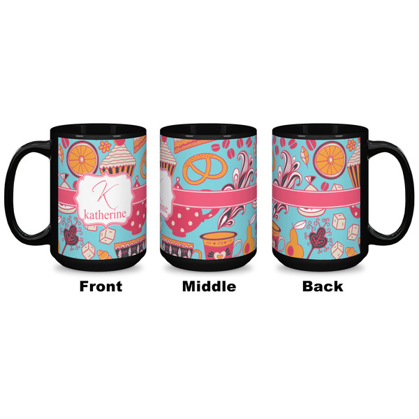 Dessert & Coffee Coffee Mug - 15 oz - Black APPROVAL