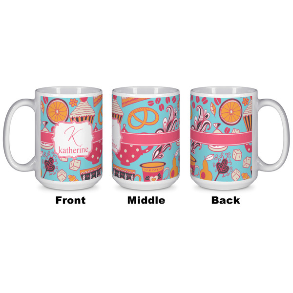 Dessert & Coffee Coffee Mug - 15 oz - White APPROVAL