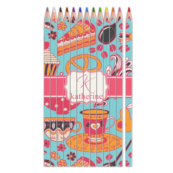 Custom Dessert & Coffee Colored Pencils (Personalized)