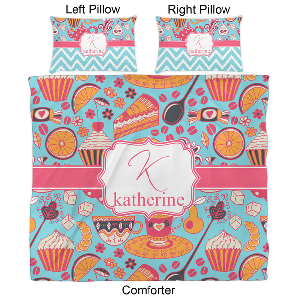 Dessert & Coffee Comforter Set - King - Approval