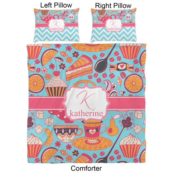 Dessert & Coffee Comforter Set - Queen - Approval
