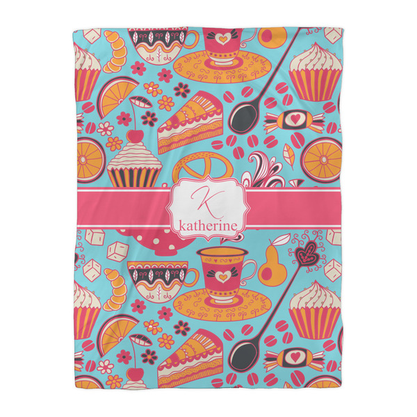 Dessert & Coffee Comforter - Twin XL - Front