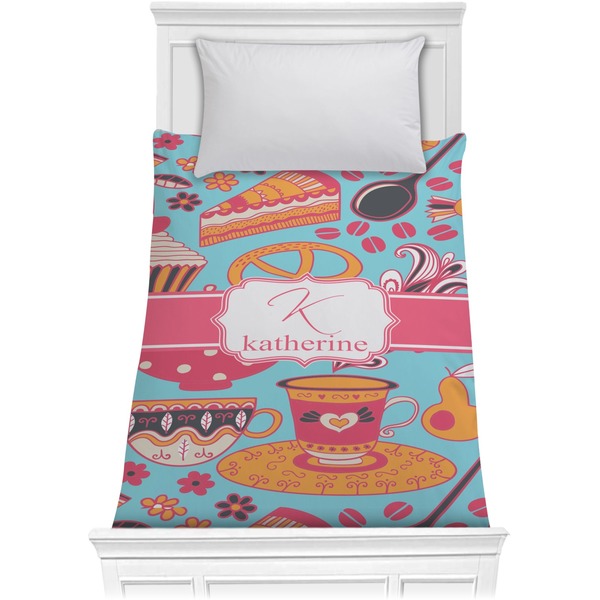 Custom Dessert & Coffee Comforter - Twin XL (Personalized)