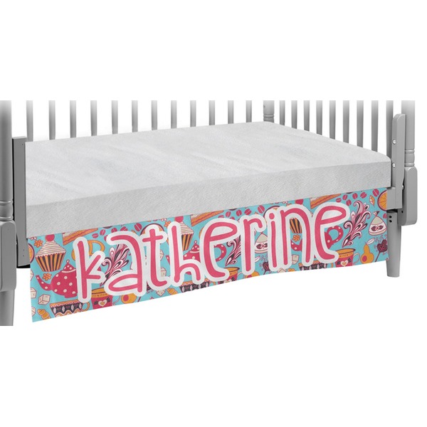 Custom Dessert & Coffee Crib Skirt (Personalized)