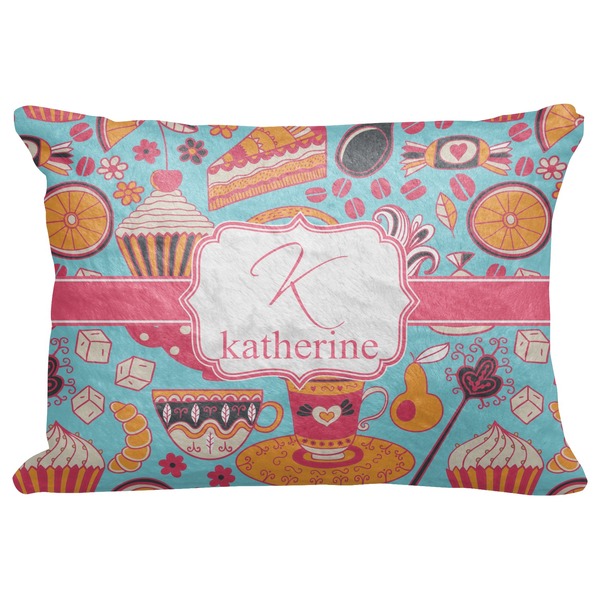 Custom Dessert & Coffee Decorative Baby Pillowcase - 16"x12" (Personalized)