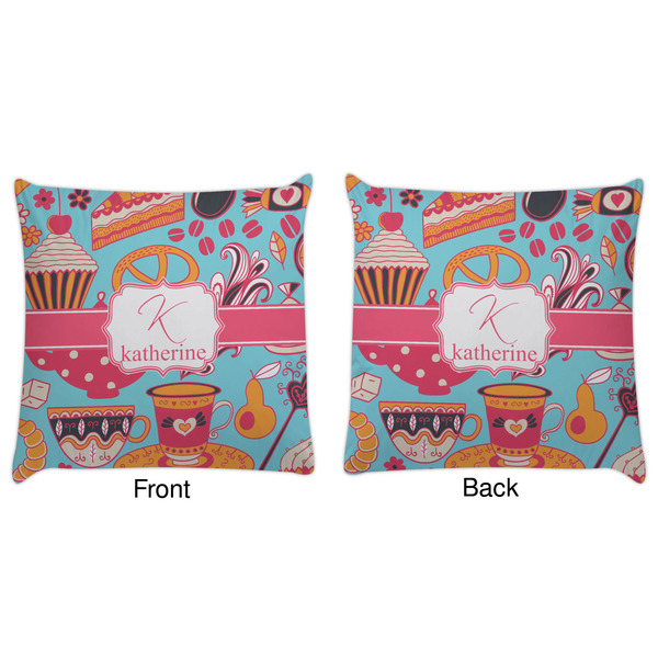 Dessert & Coffee Decorative Pillow Case - Approval