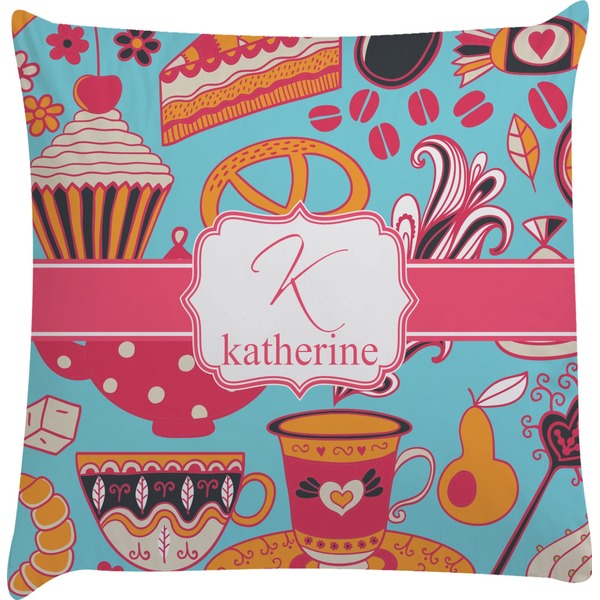 Custom Dessert & Coffee Decorative Pillow Case (Personalized)