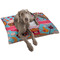 Dessert & Coffee Dog Bed - Large w/ Name and Initial