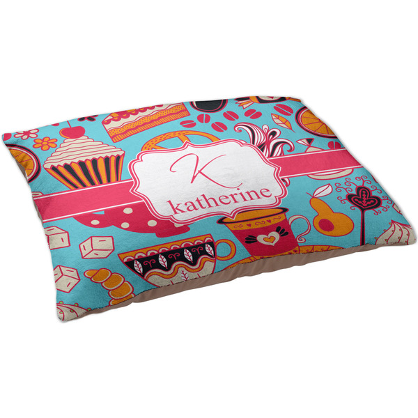 Dessert & Coffee Dog Bed - Large