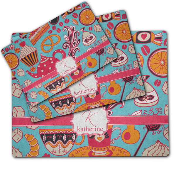 Dessert & Coffee Dog Food Mat - MAIN (sm, med, lrg)